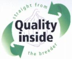 Міжнародна реєстрація торговельної марки № 857471: Quality inside straight from the breeder
