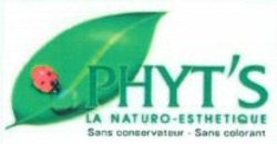 Міжнародна реєстрація торговельної марки № 862713: PHYT'S LA NATURO-ESTHETIQUE