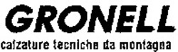 Міжнародна реєстрація торговельної марки № 865279: GRONELL calzature tecniche da montagna
