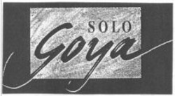 Міжнародна реєстрація торговельної марки № 866864: SOLO Goya