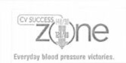 Міжнародна реєстрація торговельної марки № 869943: CV SUCCESS 140/90 120/80 zone Everyday blood pressure victories.