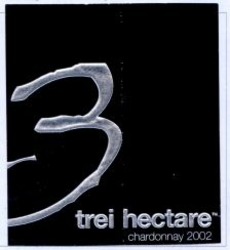Міжнародна реєстрація торговельної марки № 871261: 3 trei hectare chardonnay 2002