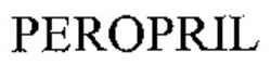 Міжнародна реєстрація торговельної марки № 871723: PEROPRIL