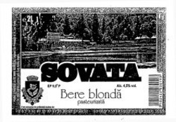 Міжнародна реєстрація торговельної марки № 873361: SOVATA Bere blonda