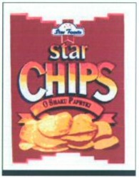 Міжнародна реєстрація торговельної марки № 874475: star Foods star CHIPS