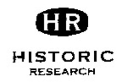 Міжнародна реєстрація торговельної марки № 875414: HR HISTORIC RESEARCH