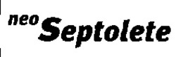 Міжнародна реєстрація торговельної марки № 876274: neo Septolete