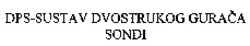 Міжнародна реєстрація торговельної марки № 880399: DPS-SUSTAV DVOSTRUKOG GURACA SONDI