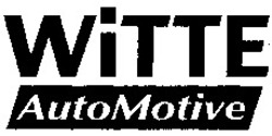 Міжнародна реєстрація торговельної марки № 881330: WiTTE AutoMotive