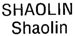 Міжнародна реєстрація торговельної марки № 883630: SHAOLIN Shaolin