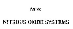 Міжнародна реєстрація торговельної марки № 899315: NOS NITROUS OXIDE SYSTEMS