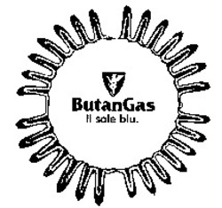 Міжнародна реєстрація торговельної марки № 902804: ButanGas Il sole blu.