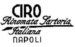Міжнародна реєстрація торговельної марки № 903840: CIRO Rinomata Sartoria Italiana