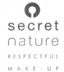 Міжнародна реєстрація торговельної марки № 904566: secret nature RESPECTFUL MAKE-UP