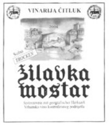 Міжнародна реєстрація торговельної марки № 907273: zilavka mostar VINARIJA CITLUK