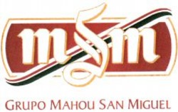 Міжнародна реєстрація торговельної марки № 911555: m & m GRUPO MAHOU SAN MIGUEL