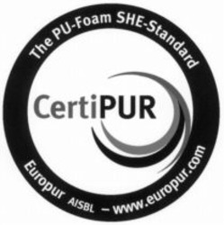 Міжнародна реєстрація торговельної марки № 911622: Certipur The PU-Foam SHE-Standard Europur AISBL - www.europur.com