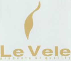 Міжнародна реєстрація торговельної марки № 913815: Le Vele products of quality