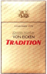 Міжнародна реєстрація торговельної марки № 914100: JOHANN WILHELM VON EICKEN TRADITION