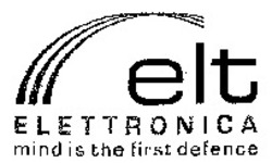 Міжнародна реєстрація торговельної марки № 914539: elt ELETTRONICA mind is the first defence