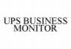 Міжнародна реєстрація торговельної марки № 936961: UPS BUSINESS MONITOR