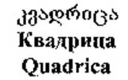 Міжнародна реєстрація торговельної марки № 939328: Quadrica