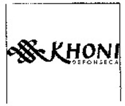 Міжнародна реєстрація торговельної марки № 940221: KHONI DEFONSECA