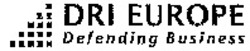 Міжнародна реєстрація торговельної марки № 952537: DRI EUROPE Defending Business