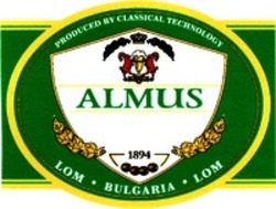 Міжнародна реєстрація торговельної марки № 955911: ALMUS