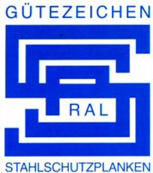 Міжнародна реєстрація торговельної марки № 961612: GÜTEZEICHEN RAL STAHL-SCHUTZPLANKEN