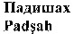 Міжнародна реєстрація торговельної марки № 972519: Padsah