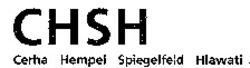 Міжнародна реєстрація торговельної марки № 973743: CHSH Cerha Hempel Spiegelfeld Hlawati