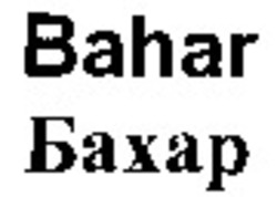 Міжнародна реєстрація торговельної марки № 979973: Bahar