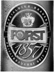 Міжнародна реєстрація торговельної марки № 979975: FORST 1857
