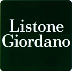 Міжнародна реєстрація торговельної марки № 985314: Listone Giordano