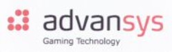Міжнародна реєстрація торговельної марки № 993398: advansys Gaming Technology