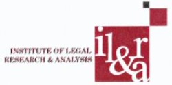 Міжнародна реєстрація торговельної марки № 997148: il&ra INSTITUTE OF LEGAL RESEARCH & ANALYSIS