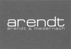 Міжнародна реєстрація торговельної марки № 998576: arendt arendt & medernach