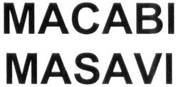 Заявка на торговельну марку № m201927445: macabi; masavi; масаві
