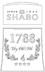 Заявка на торговельну марку № m202523124: ее; ee; 4; very old pale; 1788; since 1822; shabо