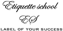 Заявка на торговельну марку № m201506286: etiquette school; label of your success