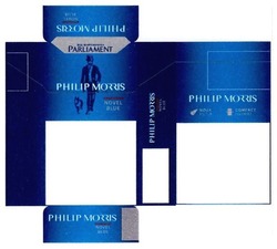 Свідоцтво торговельну марку № 269021 (заявка m201728511): philip morris; novel blue; parliament; nova filter; compact format; від виробника
