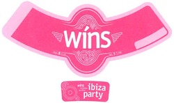 Свідоцтво торговельну марку № 84850 (заявка m200609547): wins; ibiza; party; вечірка на ібіці