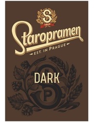 Заявка на торговельну марку № m202518752: est. in prague; 1869; а; dark; staropramen