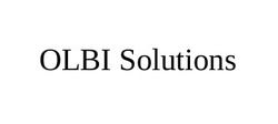 Свідоцтво торговельну марку № 287951 (заявка m202008697): olbi solutions
