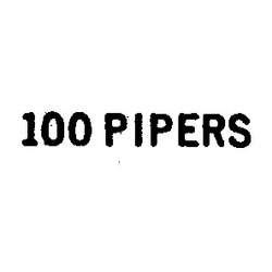 Свідоцтво торговельну марку № 61 (заявка 77473/SU): 100 pipers