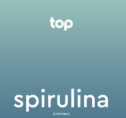 Заявка на торговельну марку № m202522567: []; [спіруліна]; spirulina; top