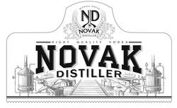Заявка на торговельну марку № m201818760: novak distiller; michael-novak; michael novak; hight quality vodka; nd