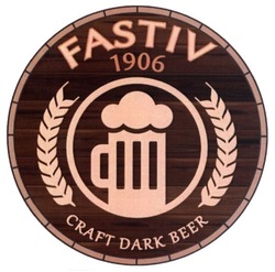 Свідоцтво торговельну марку № 268309 (заявка m201725850): fastiv 1906; craft dark beer