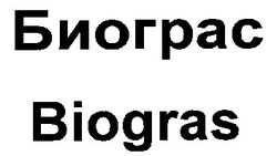 Свідоцтво торговельну марку № 17356 (заявка 97061756): biogras; биограс